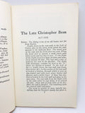 1933 The Late Christopher Bean, A Comedy in Three Acts by Sydney Howard