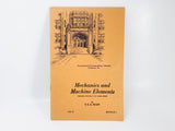 Mechanics and Machine Elements