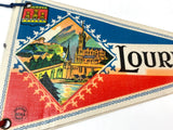 Vintage Lourdes France Pennant