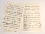 1974 John Denver Back Home Again Sheet Music