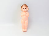 Vintage Plastic Frozen Charlotte Style 4” Doll