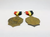 2 1960’s Avondvierdaagse Deurne Bronze Metals
