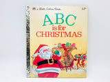 1974 ABC is for Christmas, A Little Golden Book