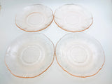 American Sweetheart MacBeth-Evans Pink Depression Glass Saucers