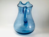Vintage Blown Glass Elephant Head Pitcher