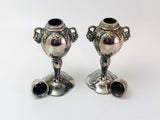 Antique Oxford Silver Plated Lead Salt and Pepper Shakers
