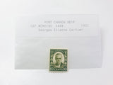 1931 Georges Etienne Cartier Stamp Cat #CM0190