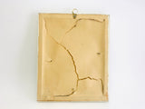 1940’s Curved Glass Silhouette Small Framed Picture