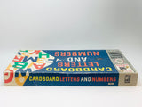 1962 Milton Bradley Cardboard Letters and Numbers
