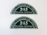 Canadian Air Cadets Kelowna Ogopogo Shoulder Patches