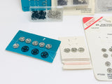 Vintage Lot of Snaps, Hooks and Eyes, partial cards.