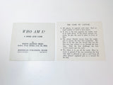 1942 ‘Who Am I’ Quizzes on Bible Characters