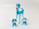 Vintage Tiny Glass Dogs