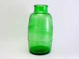 1973 Mickeys Malt Liquor green Glass Barrel Bottle, Anchor Hocking