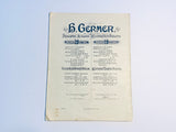 1903 J. Pischna Bosworth Edition, Piano Sheet Music in German and English