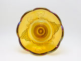 1940-50’s Indiana Glass Co. Harvest Grape Marigold Carnival Glass Candle Stick Holder