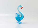 Vintage Miniature Art Glass Swan