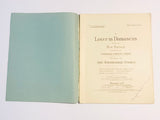 1904 A Lover in Damascus Piano Sheet Music Book