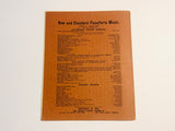 1913 Four Indian Love Lyrics Piano Sheet Music Book