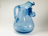 Vintage Blown Glass Elephant Head Pitcher