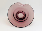 Vintage Viking Purple Glass Bowl with Pour Spout