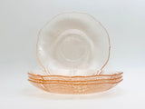 American Sweetheart MacBeth-Evans Pink Depression Glass Saucers