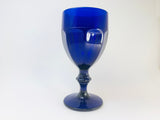 Vintage Libbey’s Duratuff Cobalt Glass Goblet
