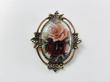 Vintage Sarah Coventry Floral Pendant Brooch