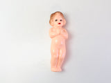 Vintage Plastic Frozen Charlotte Style 4” Doll
