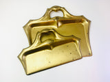 Vintage Brass M Means B Best Manning- Bowman Table Dust Pans