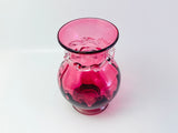 Vintage Cranberry Blown Glass Vase