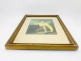 Vintage Henry Raeburn’s Boy and Rabbit Framed Print