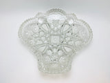 1904 McKee Pres Cut Toltec Crystal Cut Shell Shaped Dish