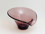 Vintage Viking Purple Glass Bowl with Pour Spout
