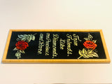 Vintage True Friends Foil Wall Hanging
