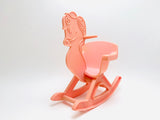 1987 Uneeda Tots N Toys Pink Rocking Horse