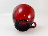 1940’s Anchor Hocking Royal Ruby Glass Tea Cup and Saucer