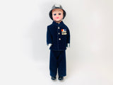 Vintage British Policeman Sleepy Eye Souvenir Doll