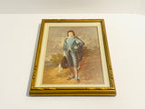 Framed Blue Boy Print