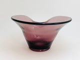 Vintage Viking Purple Glass Bowl with Pour Spout