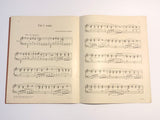 1913 Four Indian Love Lyrics Piano Sheet Music Book