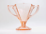 1920’s Westmorland Doreen Pink Depression Glass Etched Sugar Bowl