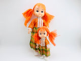 1970’s Eugene Style Dolls, Orange Wool Hair