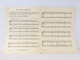 1929 Educational Series Piano Sheet Music “My New Bicycle” John M. Williams