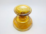 1940-50’s Indiana Glass Co. Harvest Grape Marigold Carnival Glass Candle Stick Holder