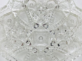 1904 McKee Pres Cut Toltec Crystal Cut Shell Shaped Dish