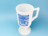 Vintage Alpine Village Inn Las Vegas Milkglass Coffee Mug