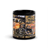 Rusty Truck Black Glossy Mug