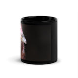 Red Hen Black Glossy Mug