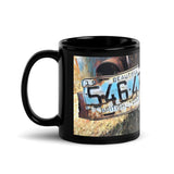 License Plate Black Glossy Mug
